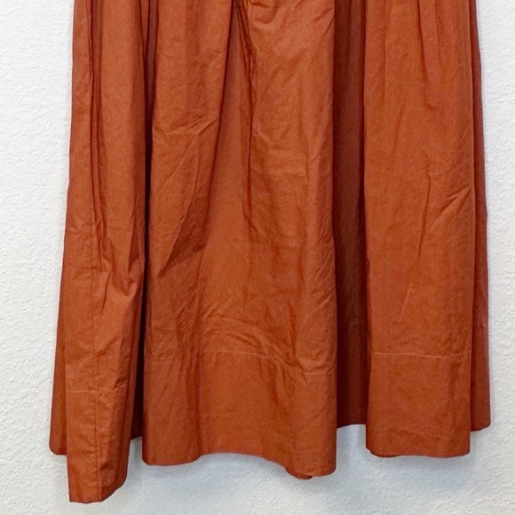 Ulla Johnson Handmade Madeline Smock Flutter Sleeve Dress Clay Size 4/8 NWT - Picture 11 of 16